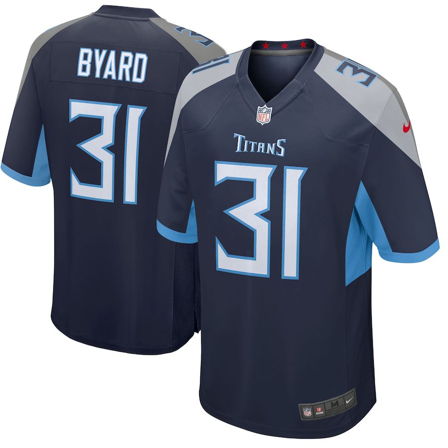 Men Tennessee Titans #31 Kevin Byard Nike Navy Player Game NFL Jersey
